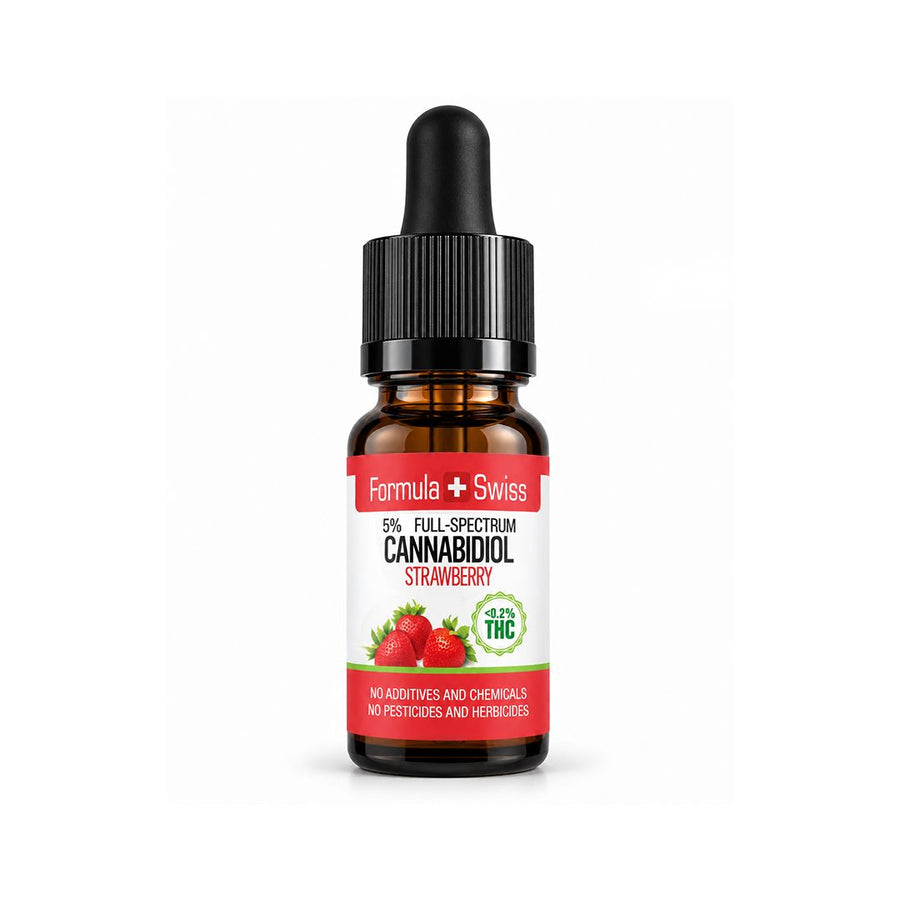 CBD olie i MCT-olie Jordbær